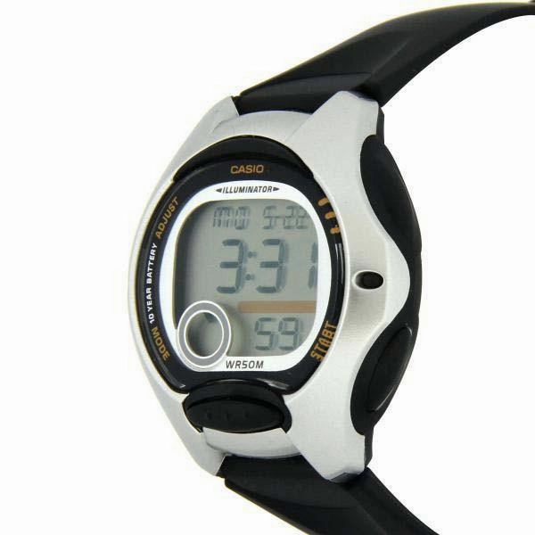 Casio LW-200-1AVDF Black Resin Strap Watch for Women