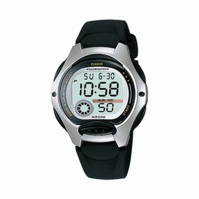 Casio LW-200-1AVDF Black Resin Strap Watch for Women