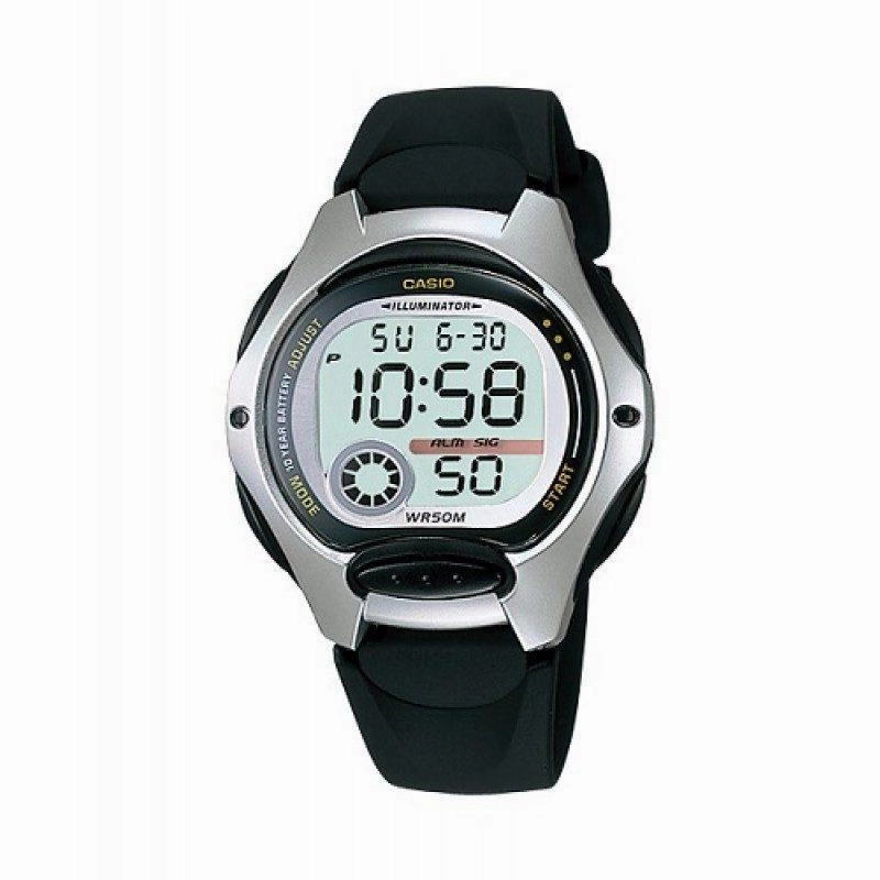 Casio LW-200-1AVDF Black Resin Strap Watch for Women