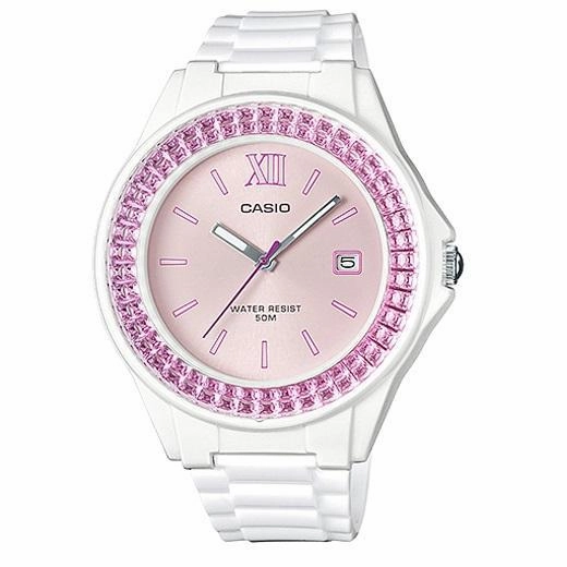 Casio LX-500H-4E White Resin Watch For Women