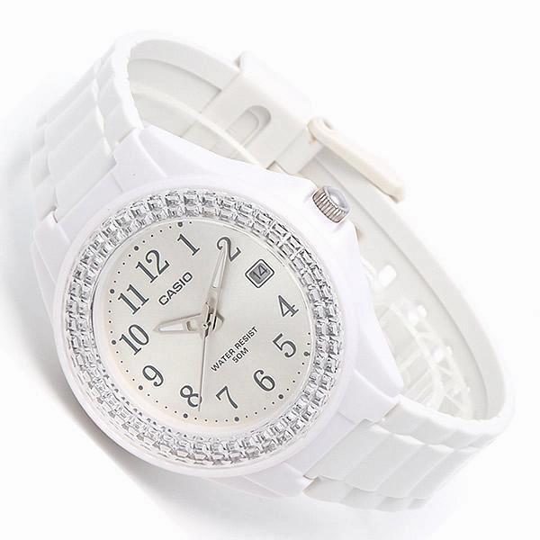 Casio LX-500H-7B2 White Resin Watch For Women