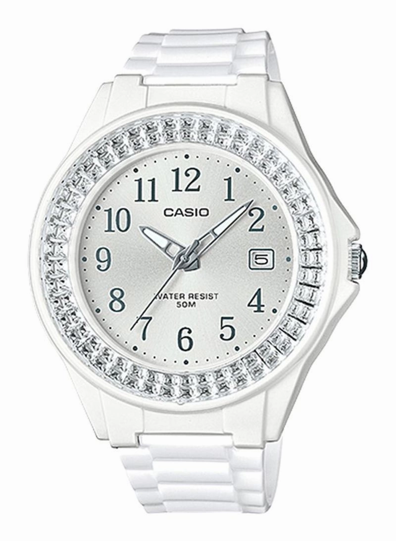 Casio LX-500H-7B2 White Resin Watch For Women