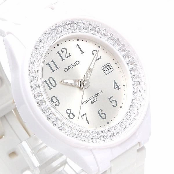 Casio LX-500H-7B2 White Resin Watch For Women