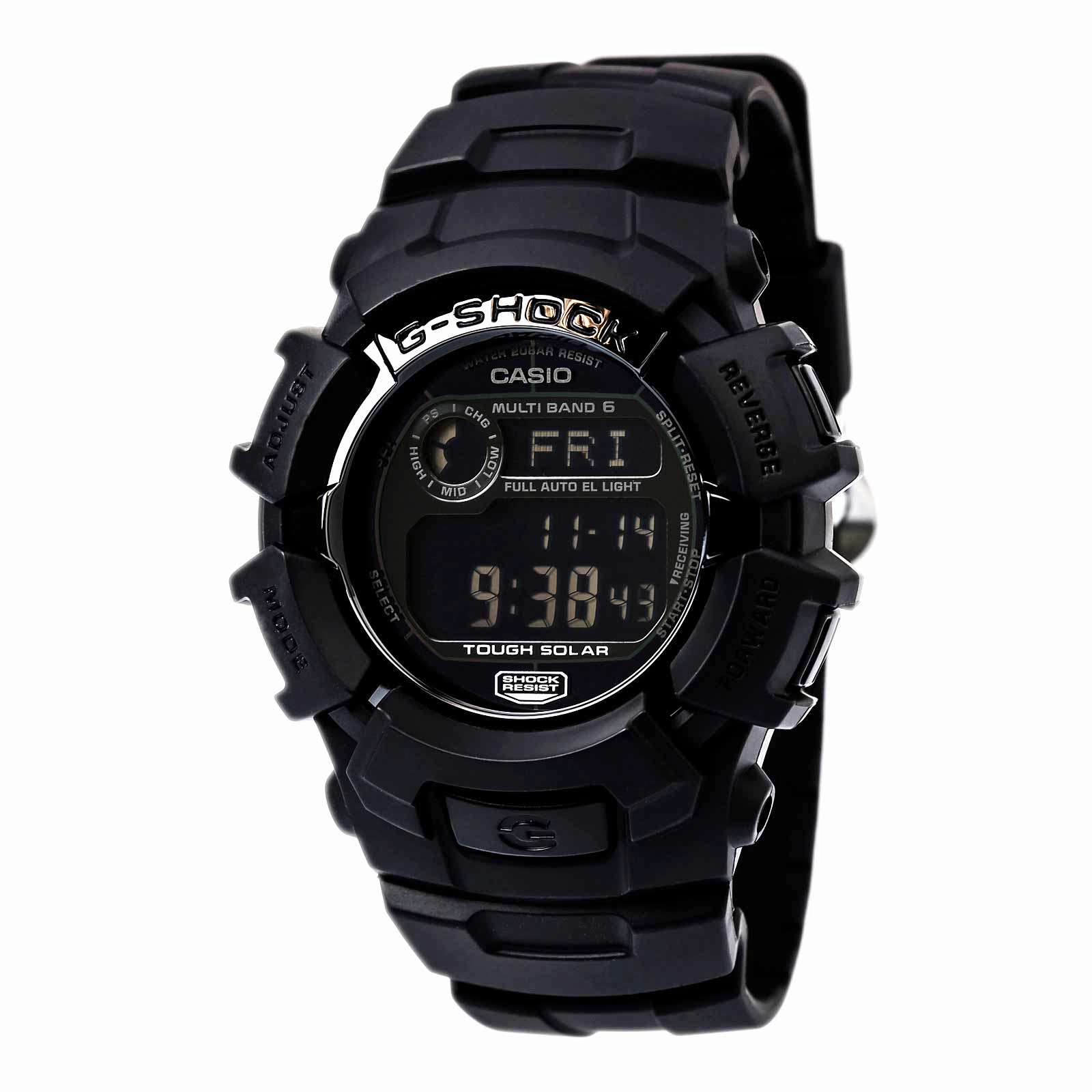 Casio Men's Digital Watch - G-Shock Atomic Timekeeping Dive Black Dial | GW2310FB-1