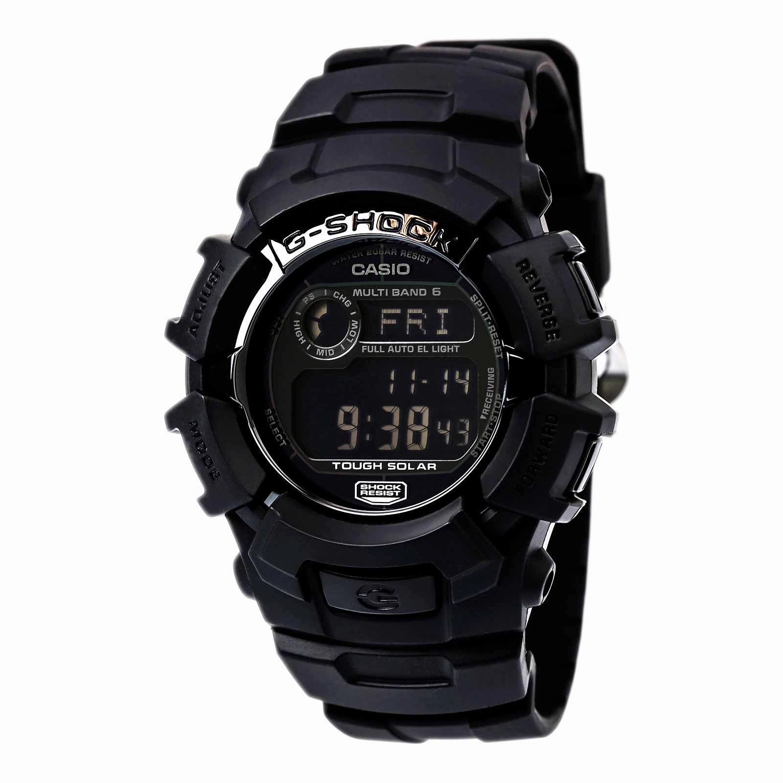 Casio Men's Digital Watch - G-Shock Atomic Timekeeping Dive Black Dial | GW2310FB-1