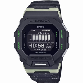 Casio Men's Digital Watch - G-Shock G-Squad Black and Grey Dial Strap | GBD-200LM-1CR