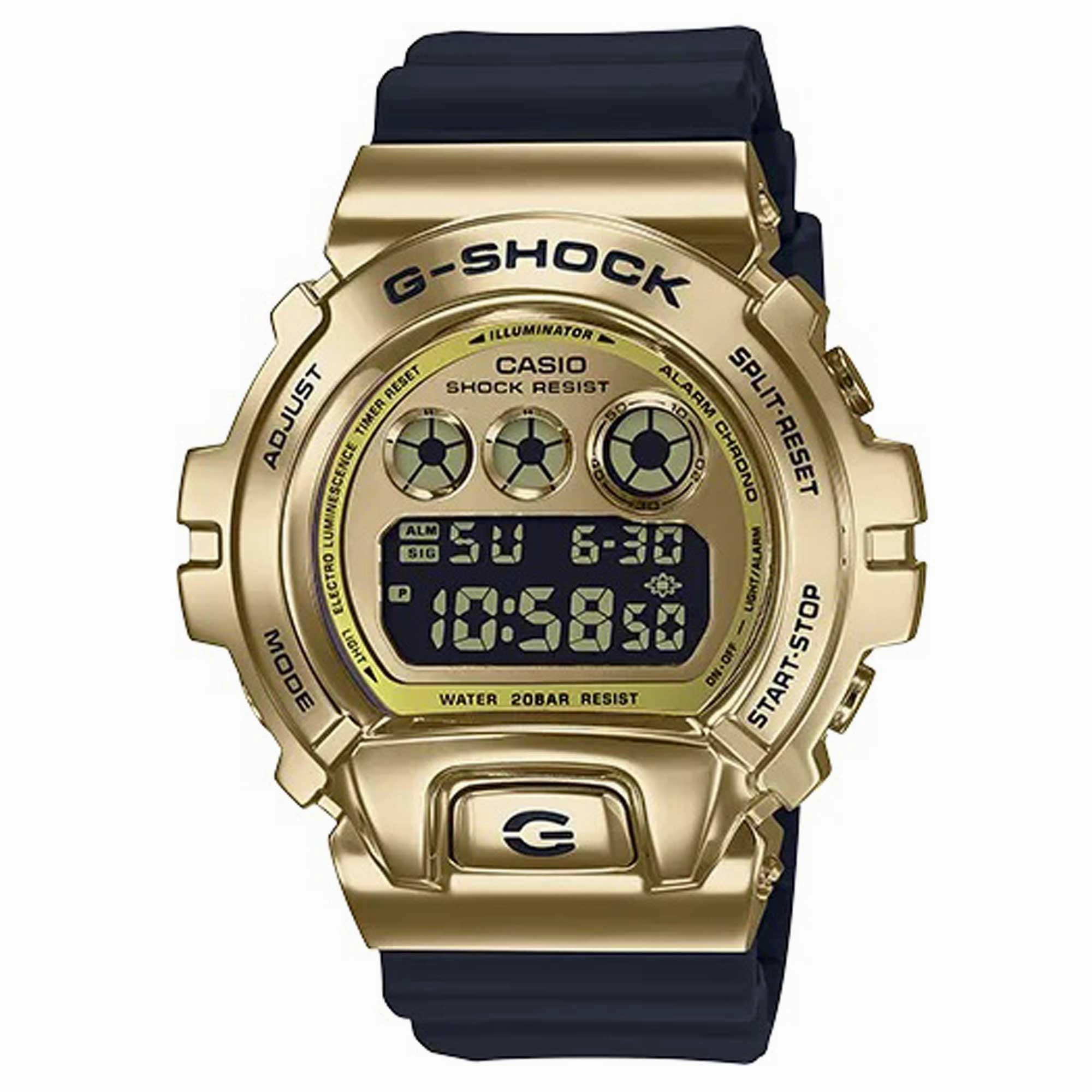 Casio Men's Digital Watch - G-Shock Gold and Black Dial Shock Resistant | GM6900G-9