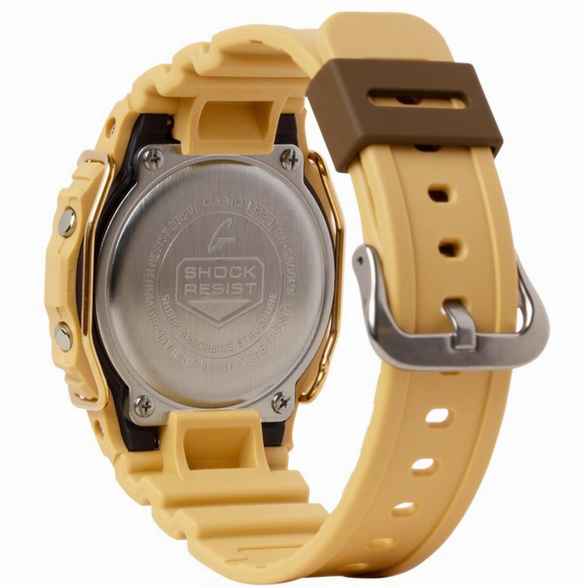 Casio Men's Digital Watch - G-Shock Quartz Brown and Grey Dial Strap | DW5600PT-5