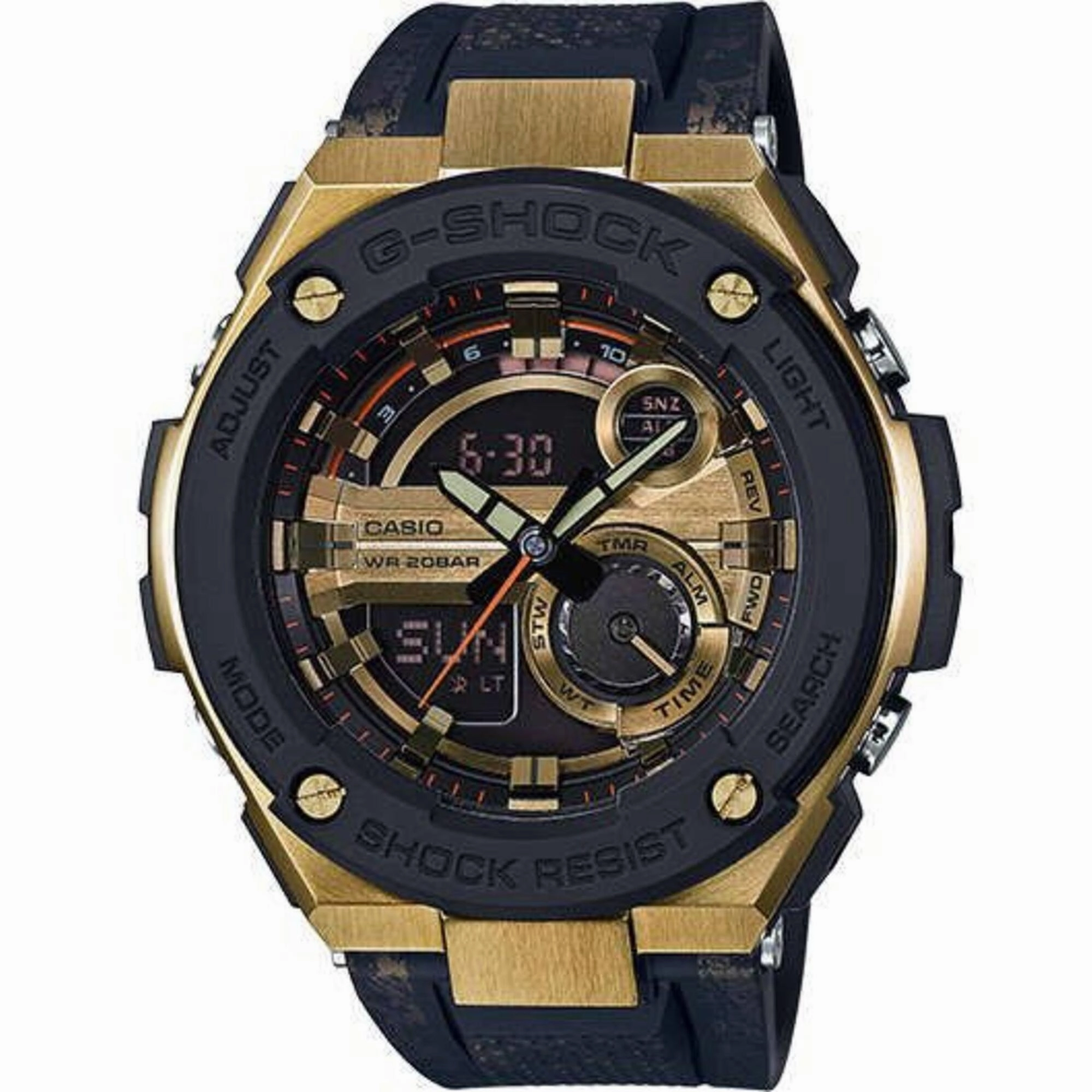 Casio Men's Watch - G-Shock Black and Grey Ana-Digi Dial Resin Strap |GST-S310-1ACR
