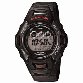Casio Men's Watch - G-Shock Black and Grey Digital Dial Resin Strap Alarm | GWM530A-1