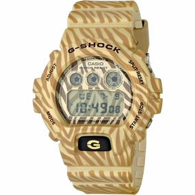 Casio Men's Watch - G-Shock Brown Digital Dial Resin Strap Chronograph | DW6900ZB-9