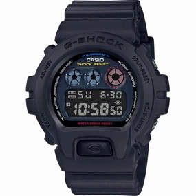 Casio Men's Watch - G-Shock Digital Dial Black Resin Strap | DW6900BMC-1