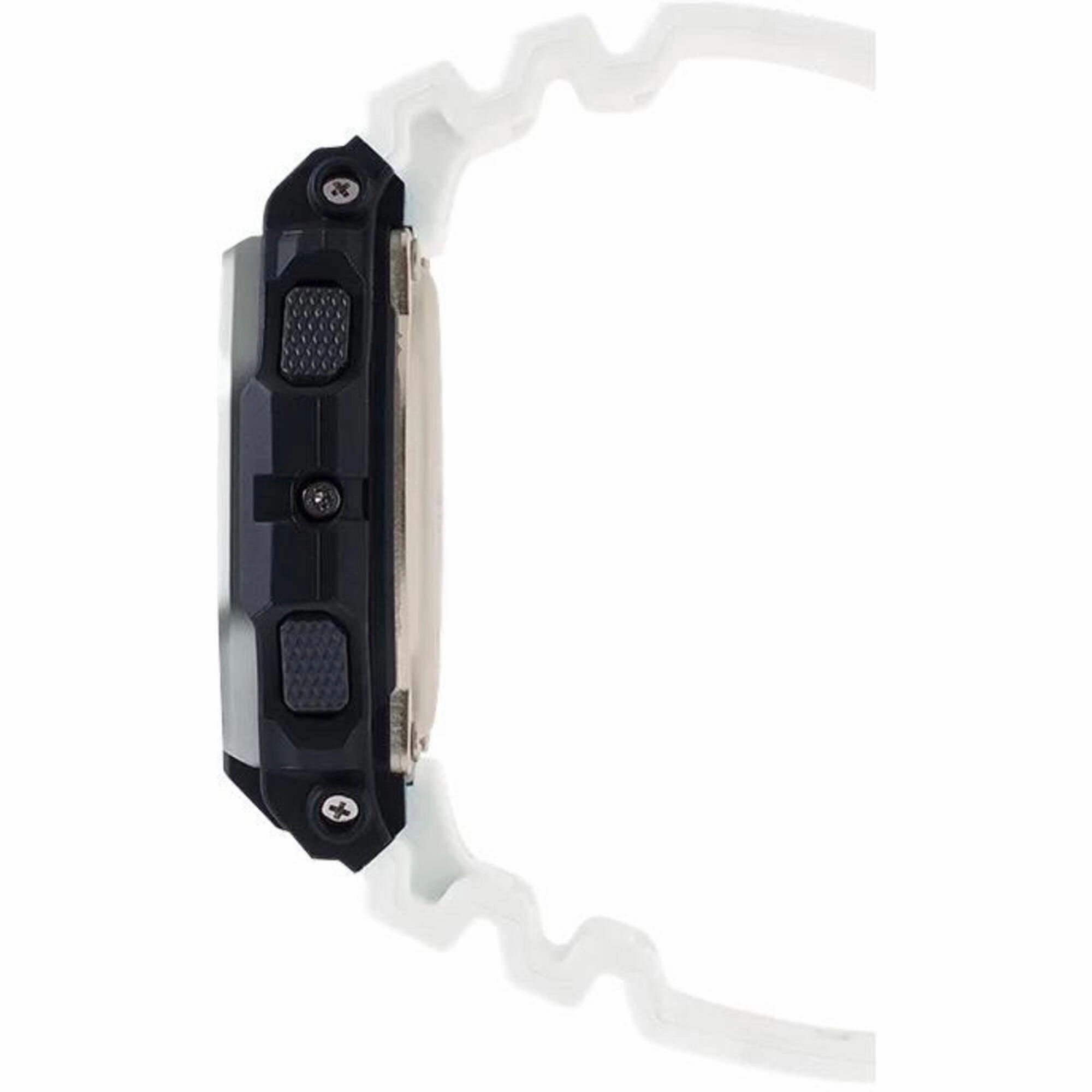 Casio Men's Watch - G-Shock G-Lide Black Digital Dial White Resin Strap | GBX100-7