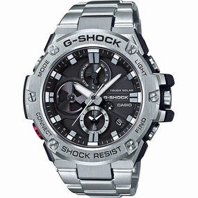 Casio Men's Watch - G-Shock G-Steel Ana-Digi Dial Silver Tone Bracelet | GSTB100D-1A