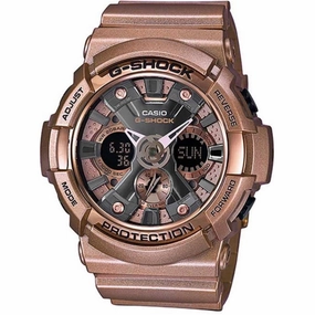 Casio Men's Watch - G-Shock Plastic Strap Ana Digi Dial Plastic Strap | GA200GD-9B