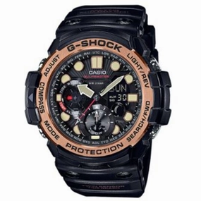 Casio Mens Watch - G-Shock Gulfmaster Digital compass Black Strap | GN-1000RG-1ACR