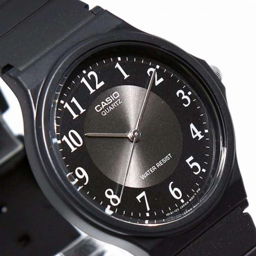 Casio MQ-24-1B3LDF Black Rubber Strap Unisex Watch