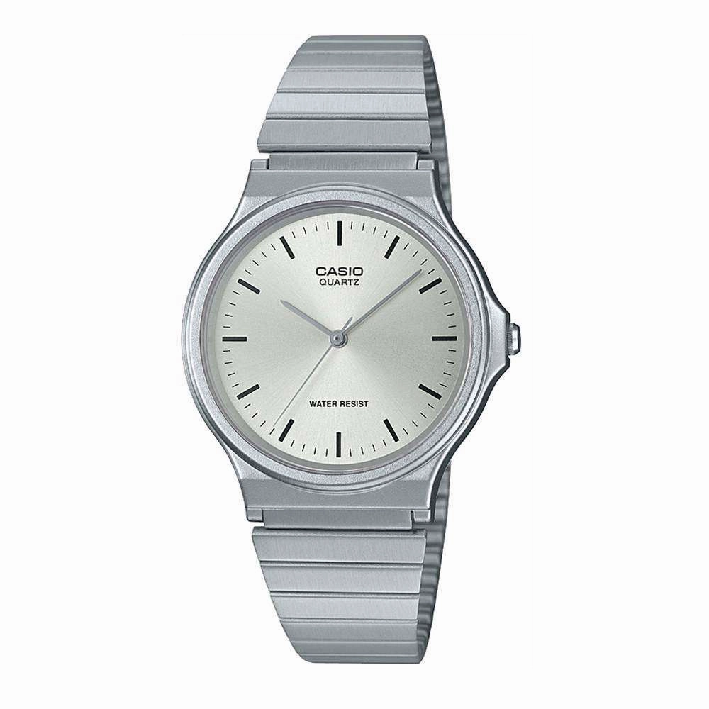 Casio MQ-24D-7EDF Stainless Steel Strap Watch for Men