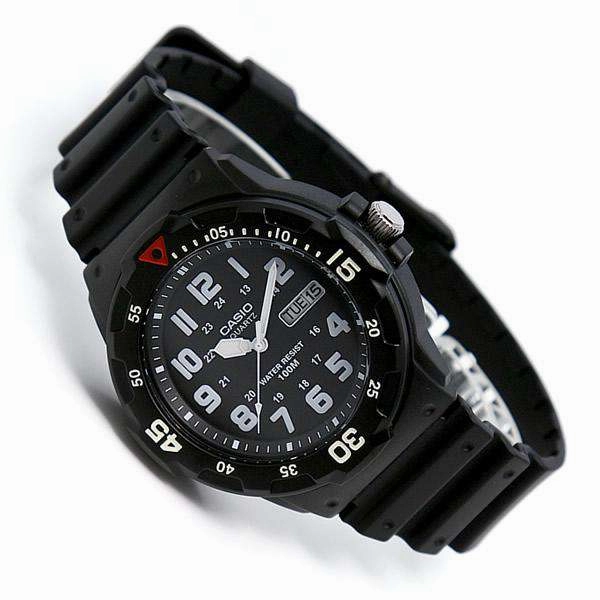 Casio MRW-200H-1B Black Resin Strap Watch For Men