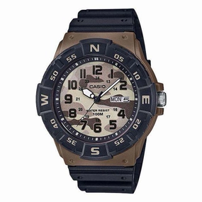 Casio MRW-220HCM-5BVDF Brown Resin Watch for Men