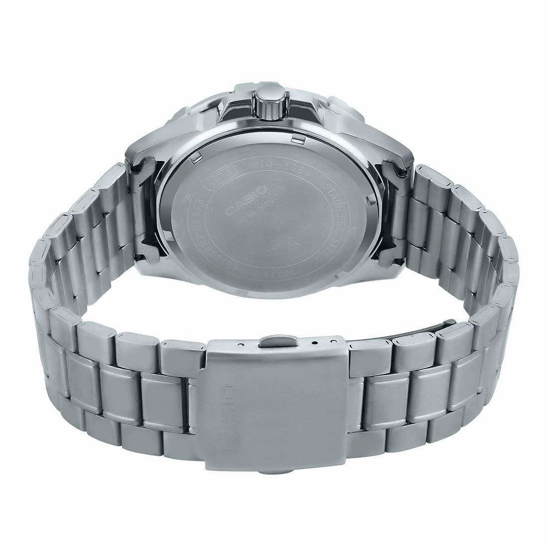 Casio MTD-1069D-1A3VDF Stainless Steel Strap Watch for Men