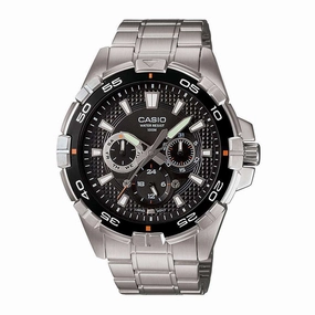 Casio MTD-1069D-1AVDF Stainless Steel Strap Watch for Men