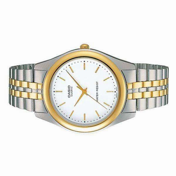 Casio MTP-1129G-7ARDF Two Tone Stainless Steel Strap Watch for Men