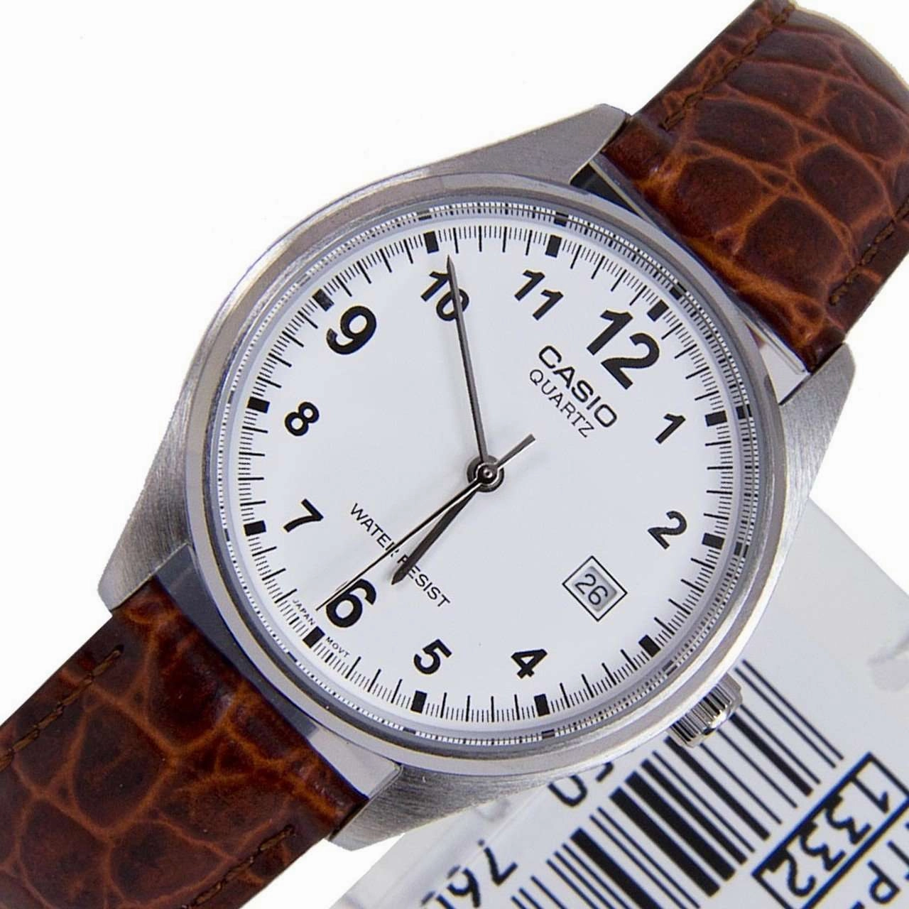 Casio MTP-1175E-7BDF Brown Leather Strap Watch for Men