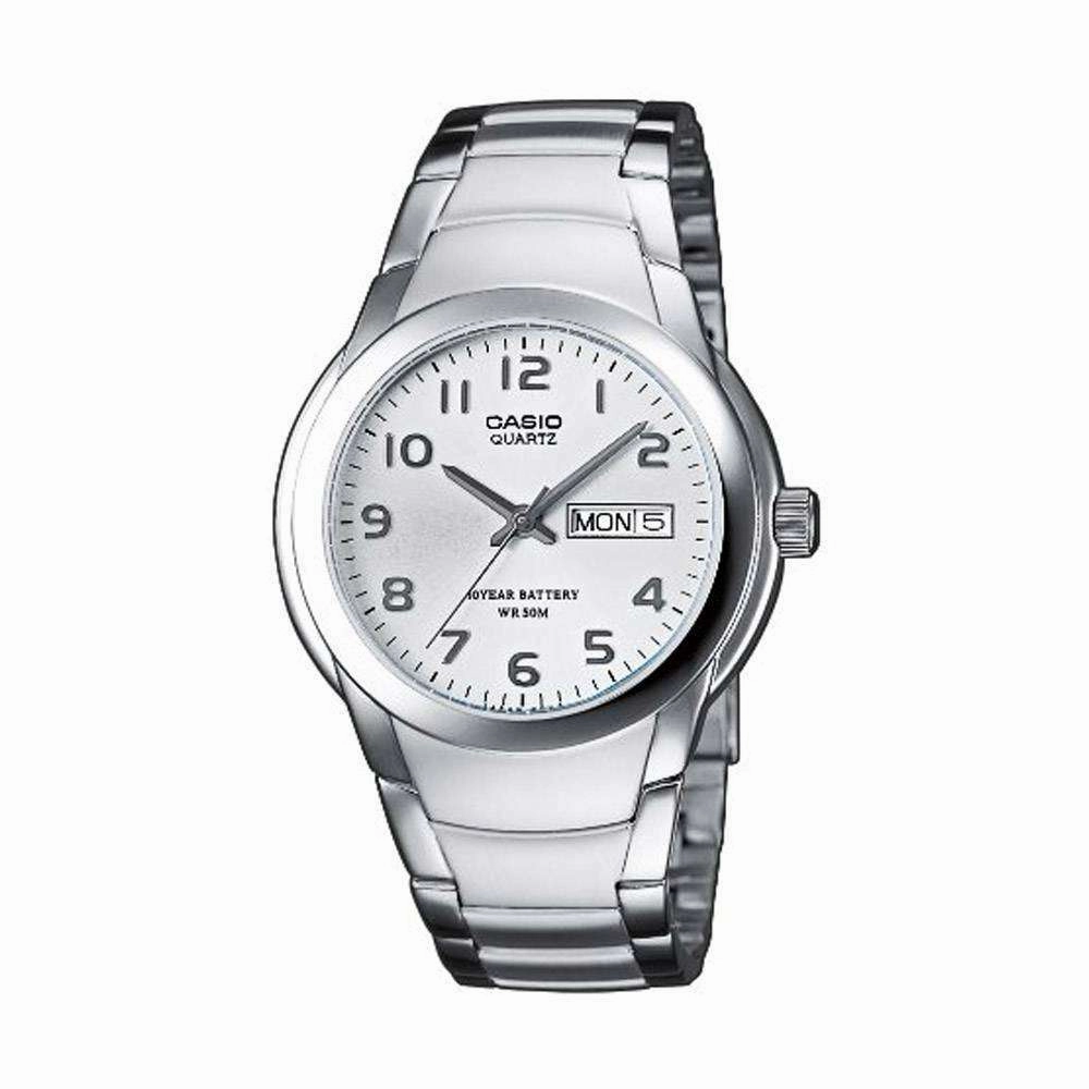 Casio MTP-1229D-7A Silver Stainless Steel Strap Watch for Men