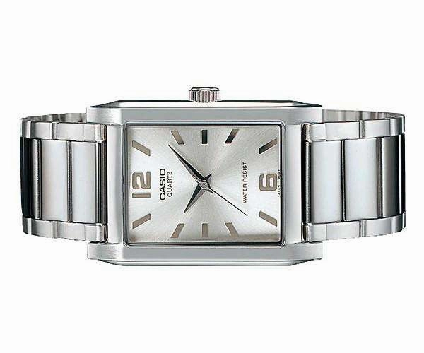Casio MTP-1235D-7ADF Silver Stainless Steel Strap Watch for Men
