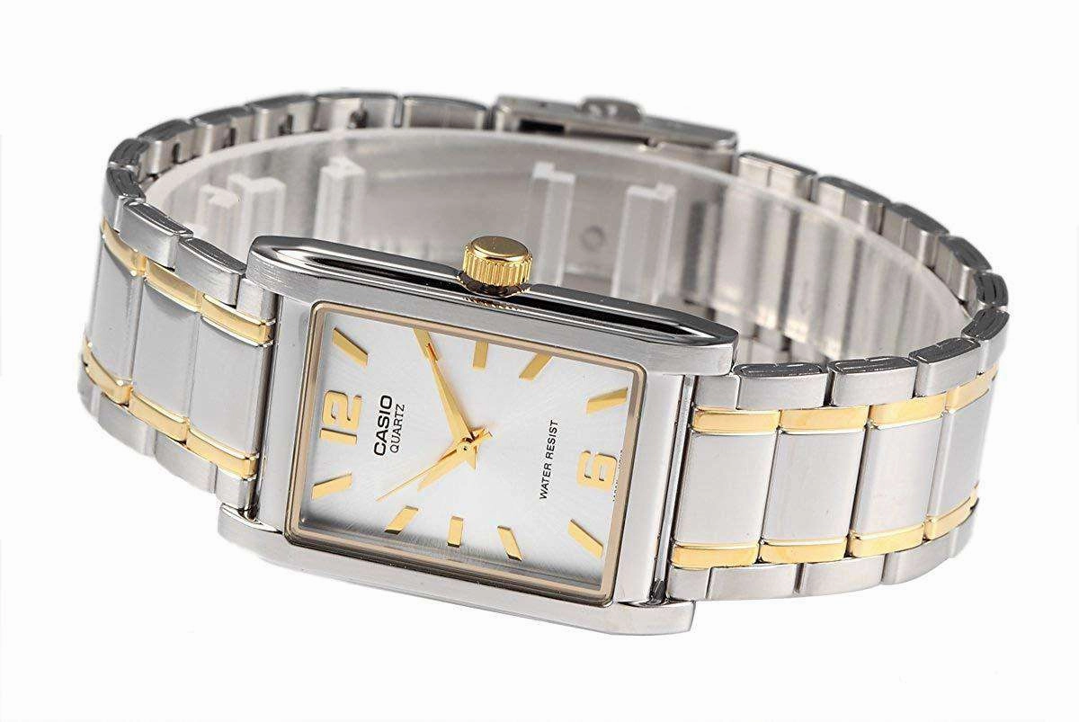 Casio MTP-1235SG-7ADF Two Tone Stainless Steel Strap Watch for Men