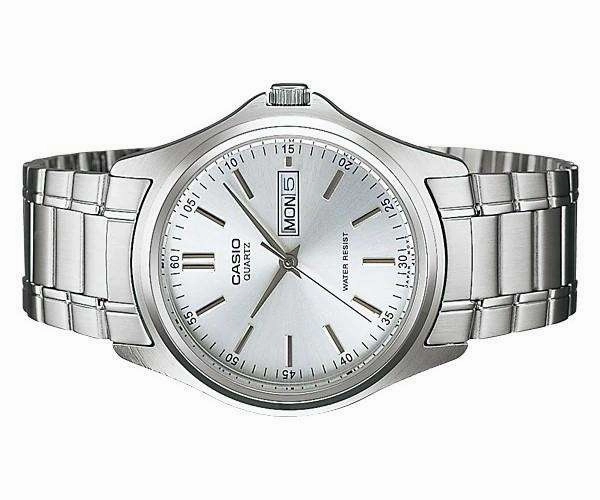 Casio MTP-1239D-7ADF Silver Stainless Steel Strap Watch for Men