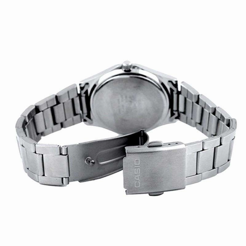 Casio MTP-1240D-1ADF Silver Stainless Steel Strap Watch for Men