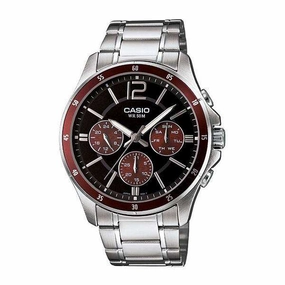 Casio MTP-1374D-5AVDF Silver Stainless Watch for Men