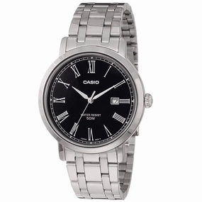 Casio MTP-E149D-1B Silver Stainless Watch for Men