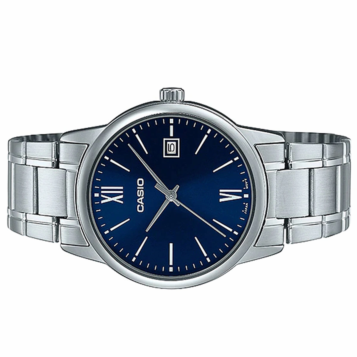 Casio MTP-V002D-2B3 Silver Stainless Strap watch for Men