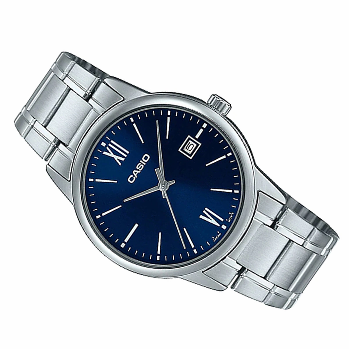 Casio MTP-V002D-2B3 Silver Stainless Strap watch for Men