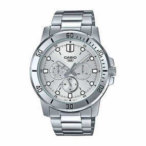 Casio MTP-VD300D-7E Silver Stainless Watch