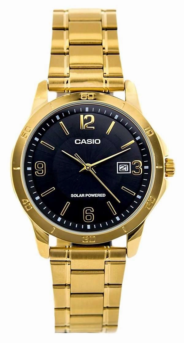 Casio MTP-VS02G-1A Gold Plated Watch For Men