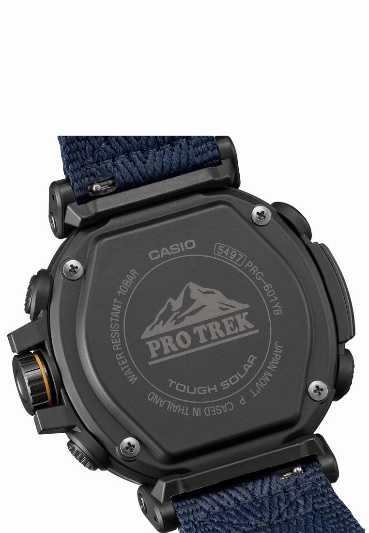 Casio Pro Trek PRG-601YB-2DR Digital Analog Nylon Strap Solar Watch For Men