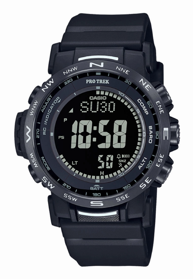 Casio Pro Trek PRW-35Y-1B Digital Rubber Strap Watch For Men