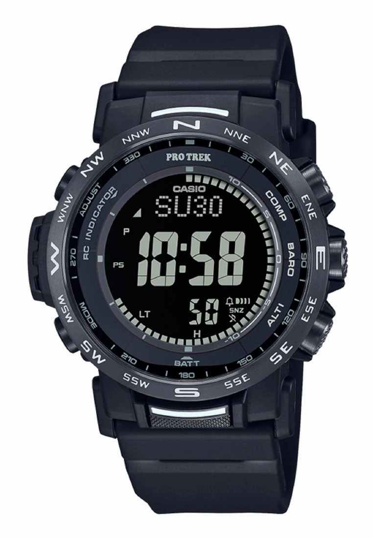 Casio Pro Trek PRW-35Y-1B Digital Rubber Strap Watch For Men