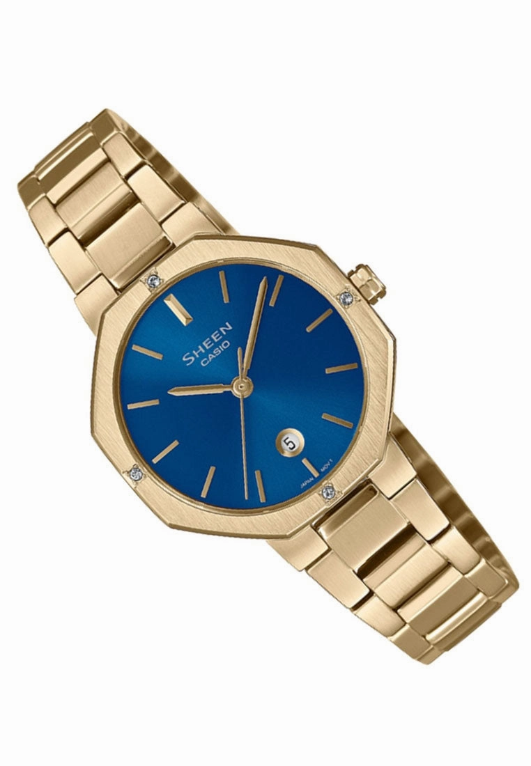 Casio Sheen SHE-4543G-2A Analog Stainless Steel Strap Watch For Women
