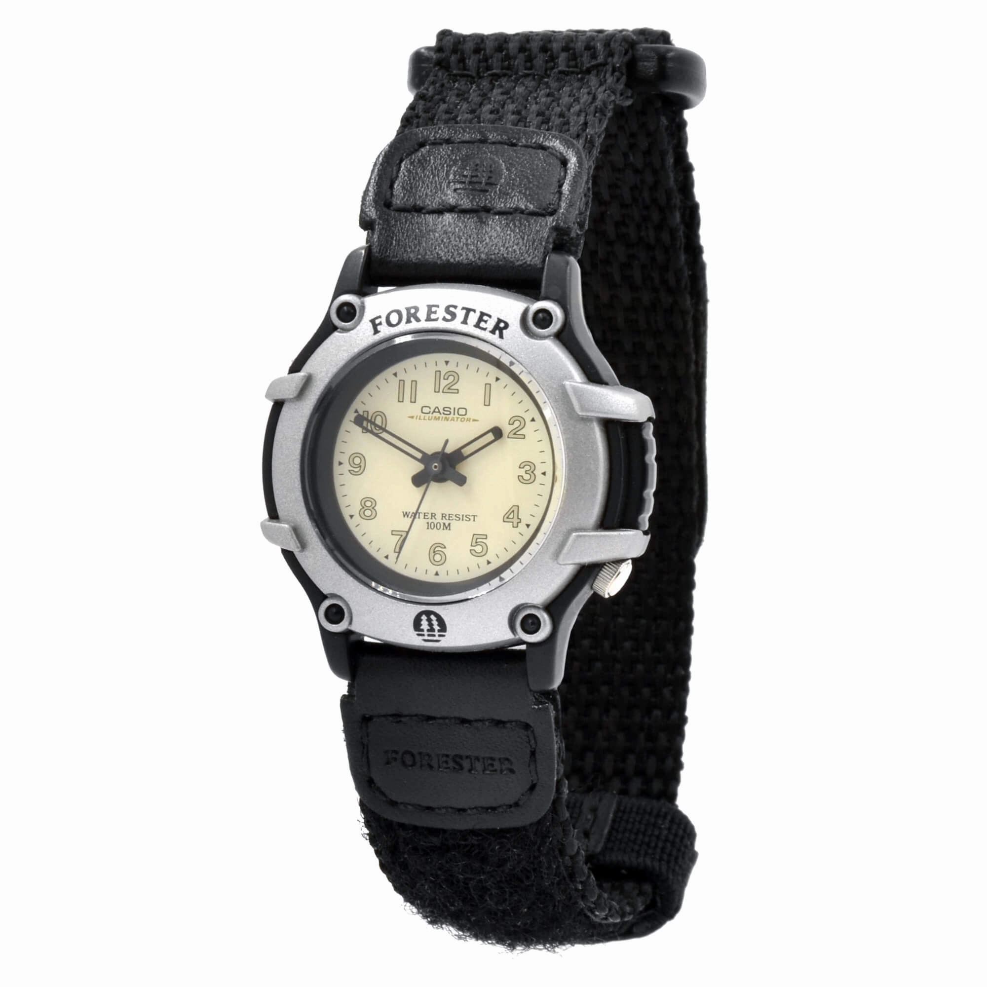 Casio Silver Resin Case Black Band Watch | FTL-500V-1BVLCF
