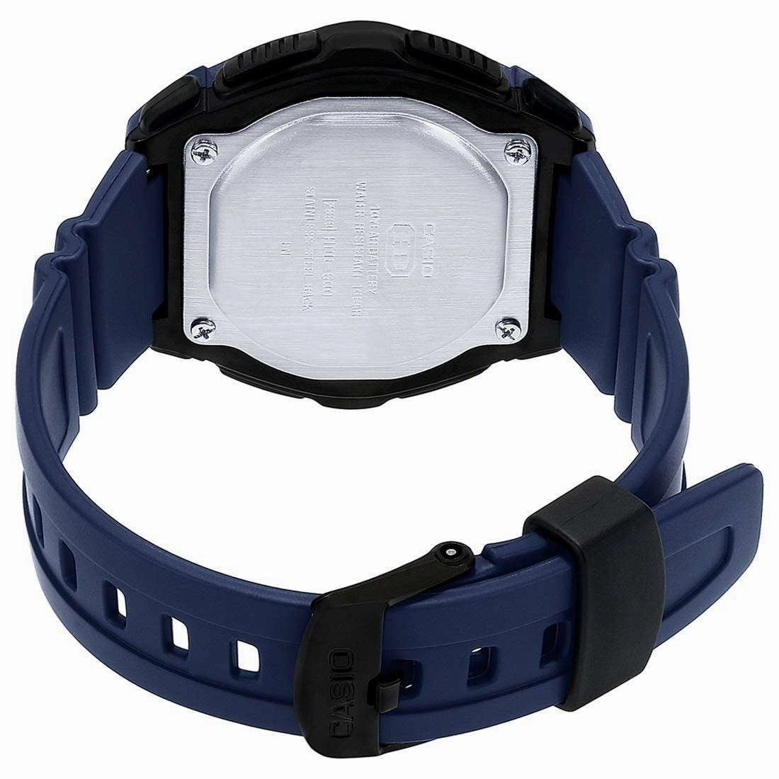 Casio Standard HDD-600C-2A Blue Resin Strap Watch for Men