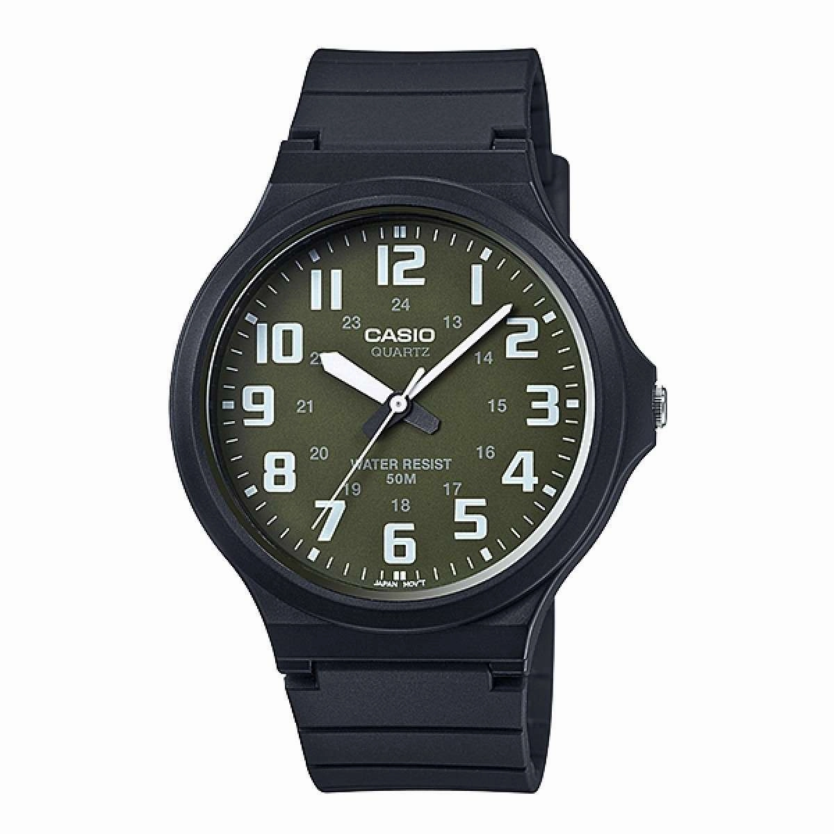Casio Standard MW-240-3BVDF  Black Resin Strap Unisex Watch