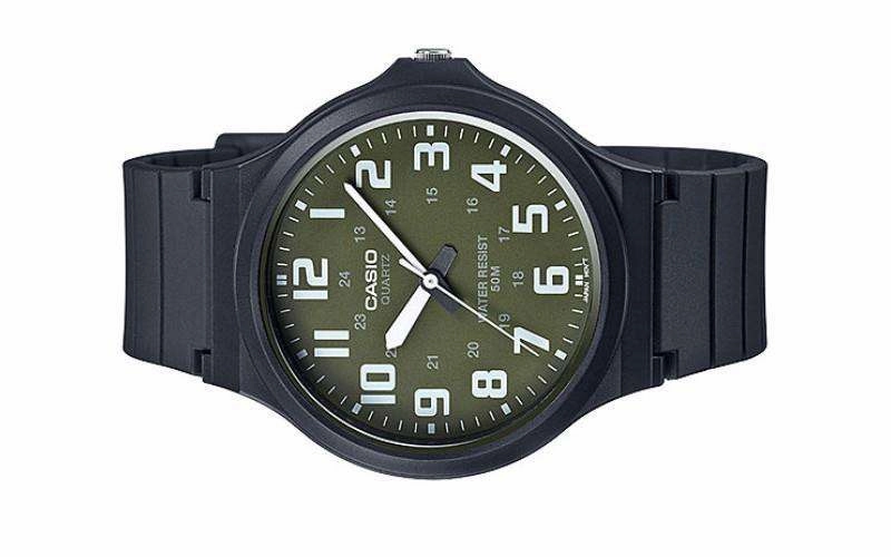 Casio Standard MW-240-3BVDF  Black Resin Strap Unisex Watch