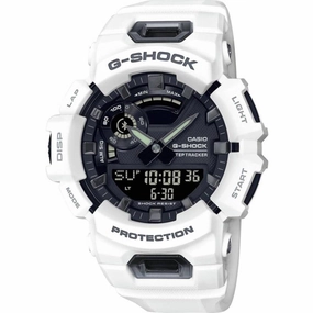 Casio Unisex Ana Digi Watch - G-Shock 900 Series Black Dial Resin Strap | GBA900-7A