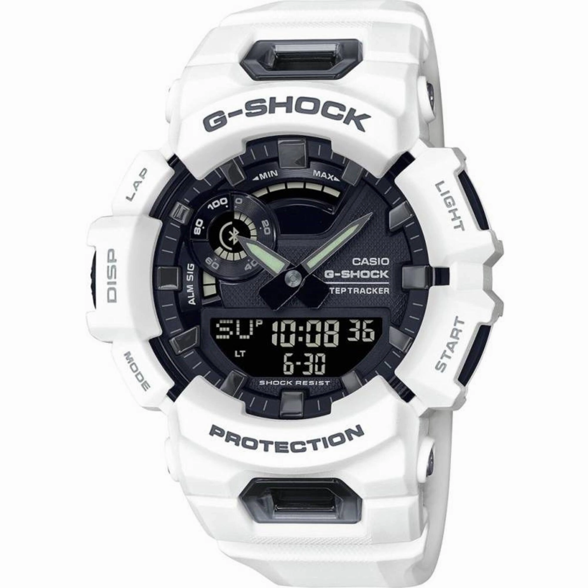 Casio Unisex Ana Digi Watch - G-Shock 900 Series Black Dial Resin Strap | GBA900-7A