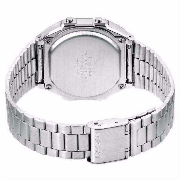 Casio Vintage A500WA-7D Silver Stainless Watch Unisex